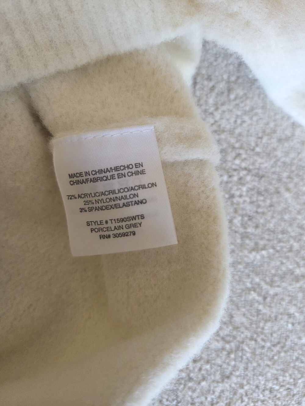 Thread & Supply Midwest Graphic Sweater Cream Grey L - Picture 7 of 8